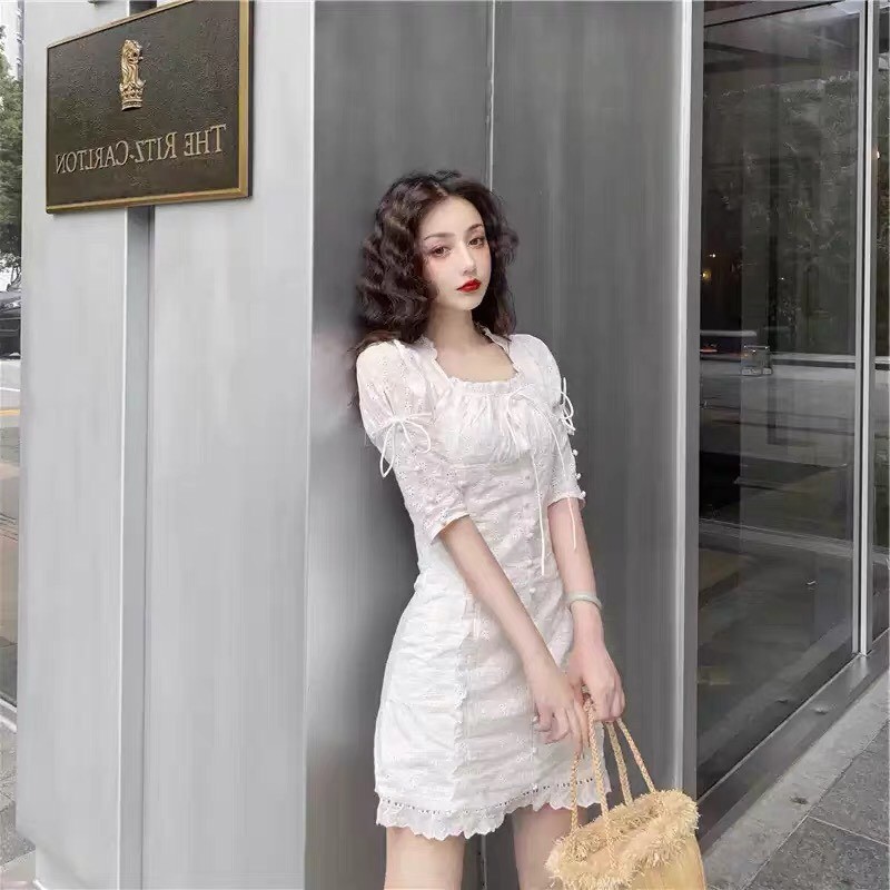 Đầm dự tiệc body dáng ôm đuôi cá, Váy body dự tiệc trắng tay lỡ phong cách ulzzang Hàn Quốc V11 - Peyy Clothing | BigBuy360 - bigbuy360.vn