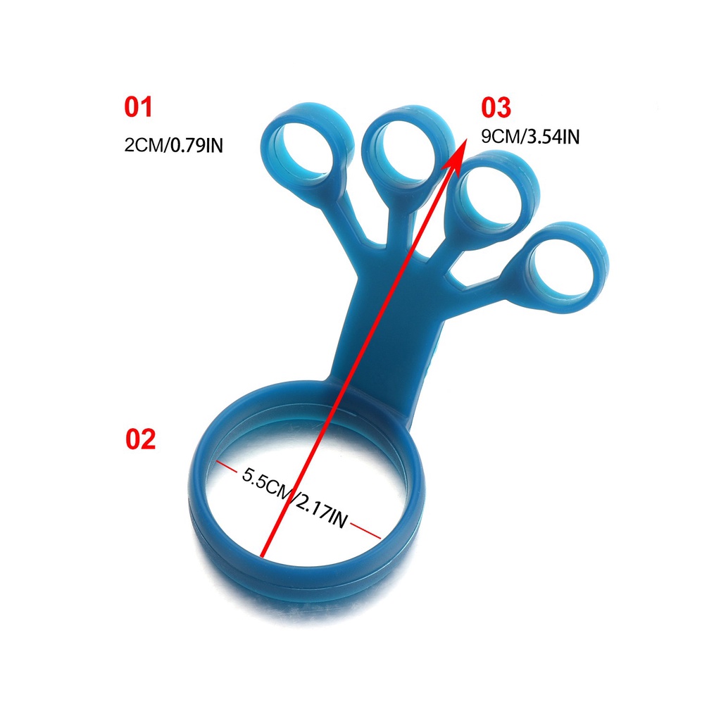 Dụng cụ luyện tập ngón tay bằng silicon nhiều màu tùy chọn