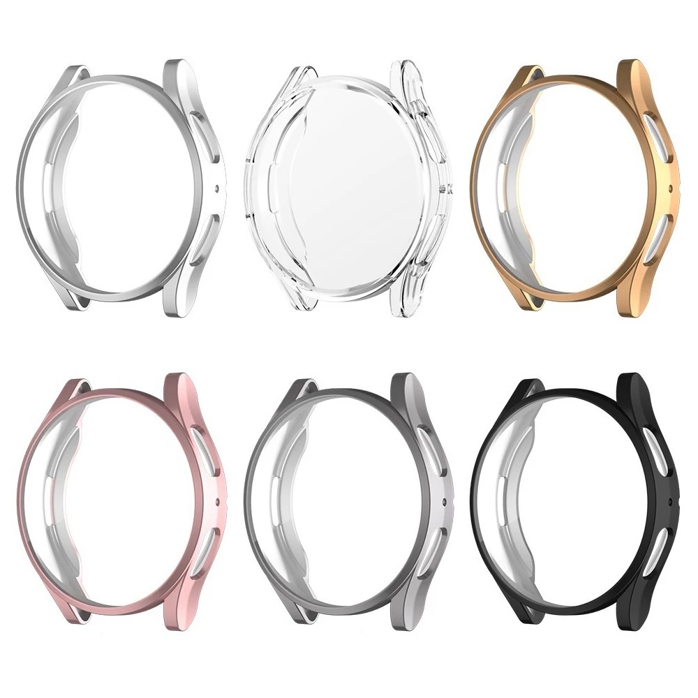 Ốp bảo vệ/ Miếng dán viền đen JANSIN thích hợp cho Samsung Galaxy Watch 5 40mm 44mm