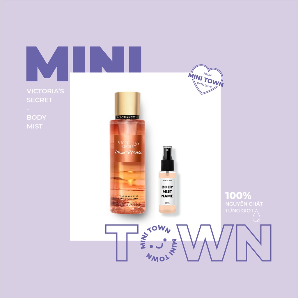 AMBER ROMANCE - Xịt Thơm Lưu Hương Toàn Thân Victoria's Secret Fragrance Mist