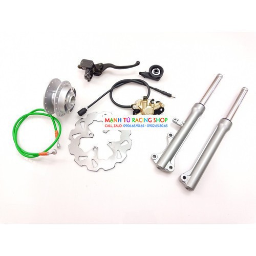 bộ đĩa trước xe sirius - cumbo full như hình