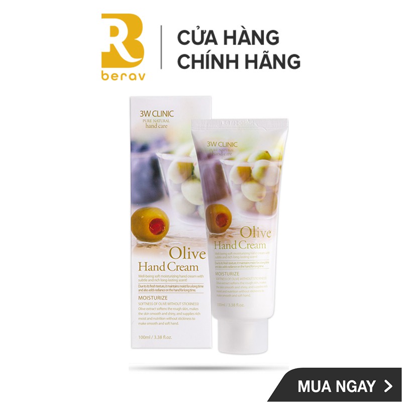 Kem Dưỡng Ẩm cho Da Tay 3W Clinic 100ml | BigBuy360 - bigbuy360.vn
