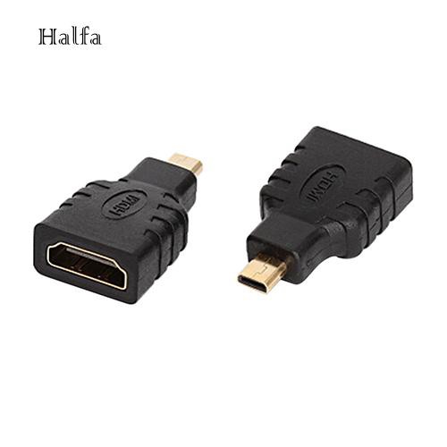 Hl HL HL HL☆Đầu KếT NốI Micro HDMI Sang HDMI Cho HDTV V1.4