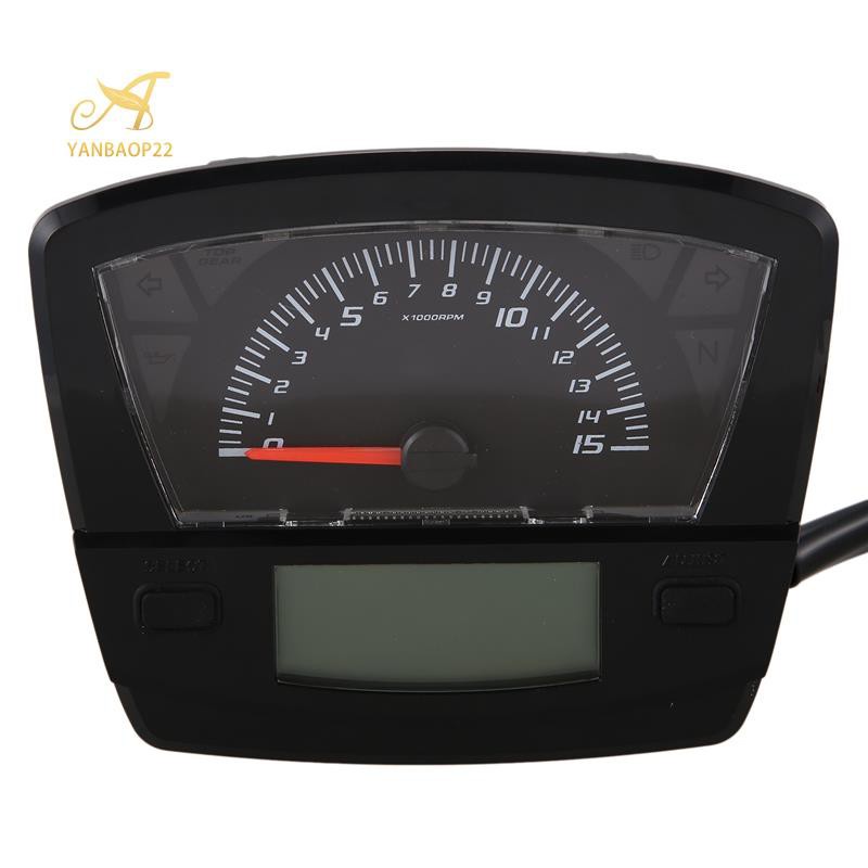 Đồng Hồ Đo Tốc Độ Hiển Thị Màn Hình Lcd 12v Cho Xe Máy