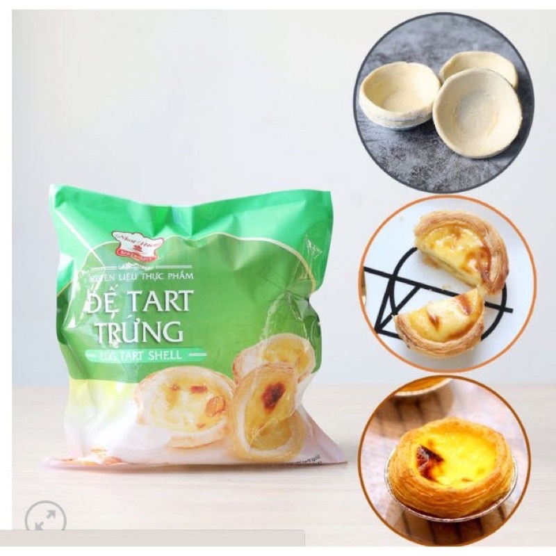 [ HOẢ TỐC ] Đế bánh tart trứng ( gói 30 đế )