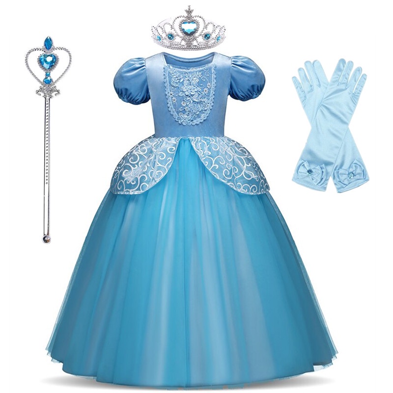 Đầm công chúa lọ lem hóa trang Halloween thời trang cho bé
