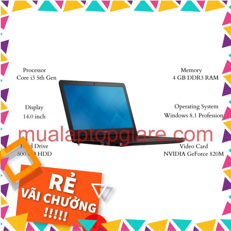 [freeship-hàng chính hãng ] Giảm gía Laptop Dell Inspiron 3543, i3 5005U 4G 500G | BigBuy360 - bigbuy360.vn