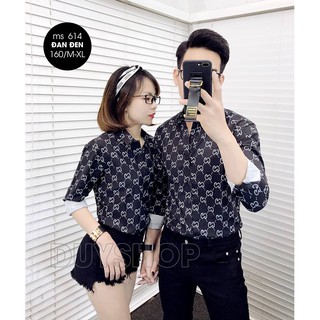 Sơmi đôi họa tiết đan đen 159.000đ