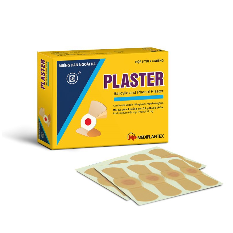 [CHÍNH HÃNG] MIẾNG DÁN MỤN CÓC PLASTER HỘP 20 MIẾNG