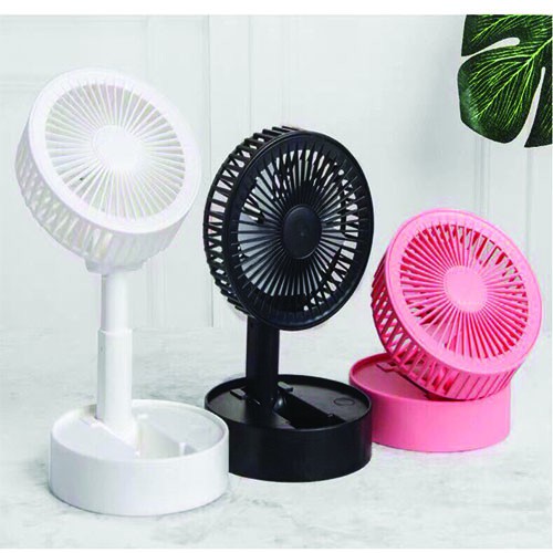 Quạt tích điện gấp gọn mini để bàn USB Fan A9, 3 tốc độ, sử dụng 4h liên tục