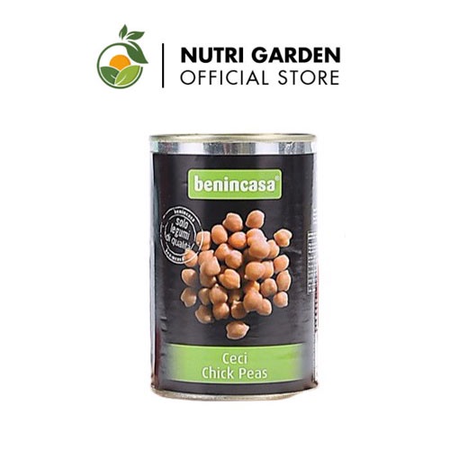 Đậu gà đóng hộp Chickpeas Benincasa 400g - Atlas Garden nhập khẩu Ý