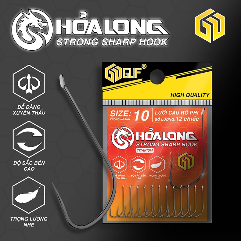 Lưỡi Câu GUF Hỏa Long
