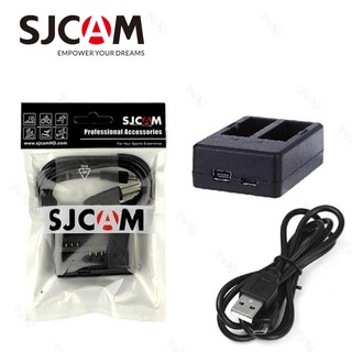 Dock Sạc Pin Đôi Kèm Cáp Cho Camera Hành Trình SJCAM SJ4000 & SJ5000 & M10 - Nhà Phân Phối Chính Thức