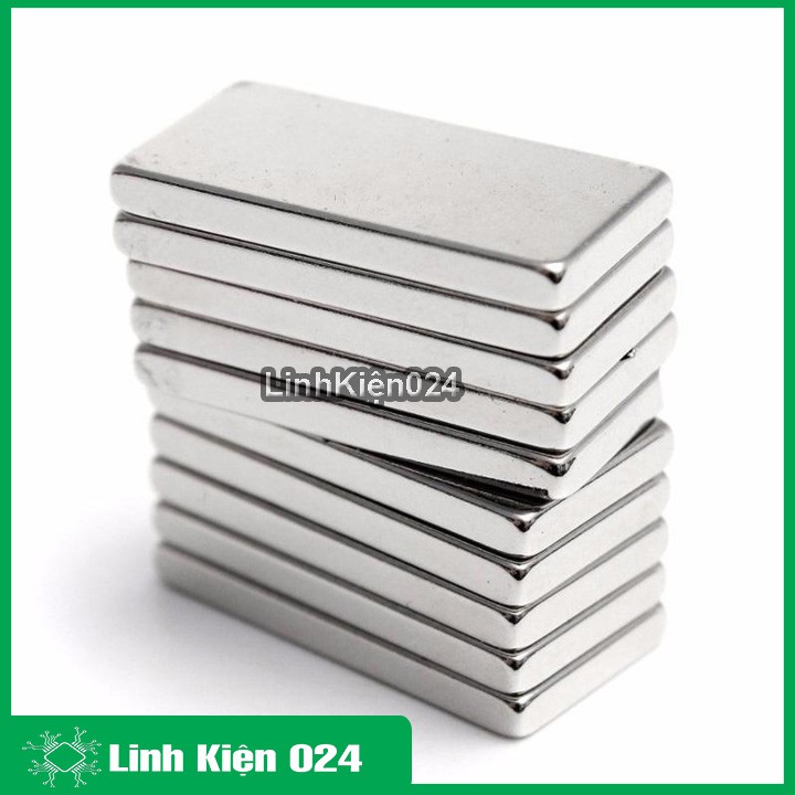 Bộ 2 Viên Nam Châm Đất Hiếm 20x10x2mm ( Từ Tính Hút Cực Mạnh )