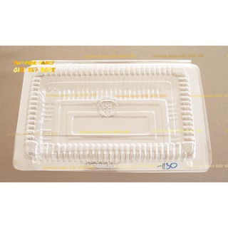 10 hộp 18.9 x 13 x 4 cm  đựng xiên que, sushi, rau mầm H55 h55 - Plastic box