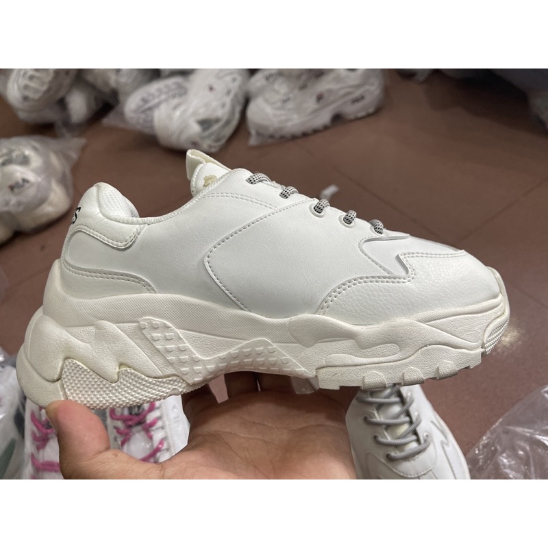 Giày sneaker MLB vnxk lỗi in, thiếu in chữ NY xuất xịn