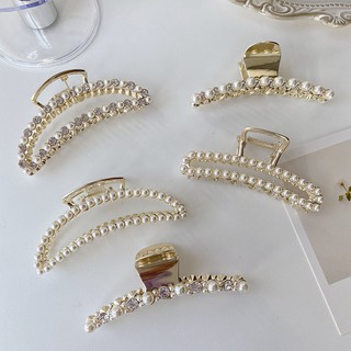 Mua 10 tăng 1 - Kẹp tóc 12cm Cặp tóc kim loại đính đá kiểu dáng hàn quốc xinh xắn dành cho nữ hottrend