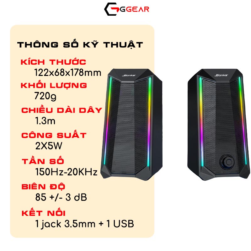 Loa máy tính S301 vi tính mini để bàn gaming led siêu bass công suất lớn cho laptop pc
