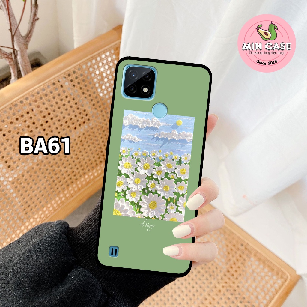 Ốp lưng điện thoại REALME in hình hoa sáp màu cho Realme C21/ C21Y/ C11/ C12/ C15/ C20