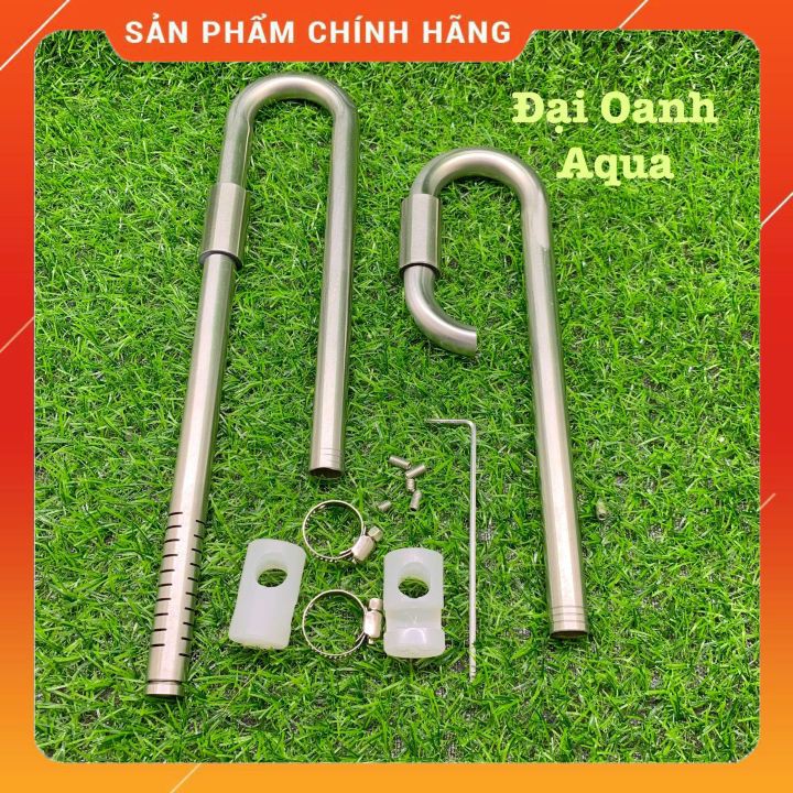 IN OUT INOX Đầu Xoay 360 Độ - Cho Máy Lọc Thùng Bể Cá Cảnh, Bể Thủy Sinh