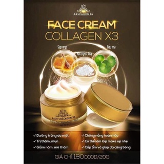 Kem face collagen x3 đông anh