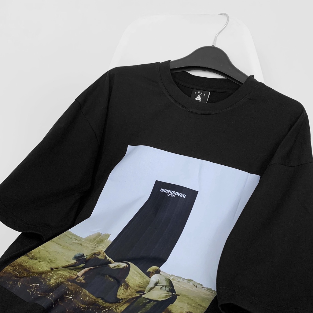 Áo Thun Oversize Udc White, Áo phông chất liệu 100% cotton co giãn 2 chiều, Local Brand ODIN CLUB