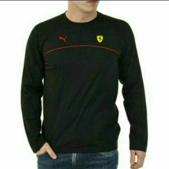 Áo Sơ Mi Dài Tay Size Lớn Họa Tiết Ferrari / Puma Cá Tính (2xl, 3xl)