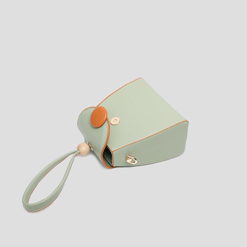 Ielgy Niche Túi Xách Đeo Vai Zongzi Nhỏ Gọn Thiết Kế Màu Tương Phản Đa Năng Cho Nữ