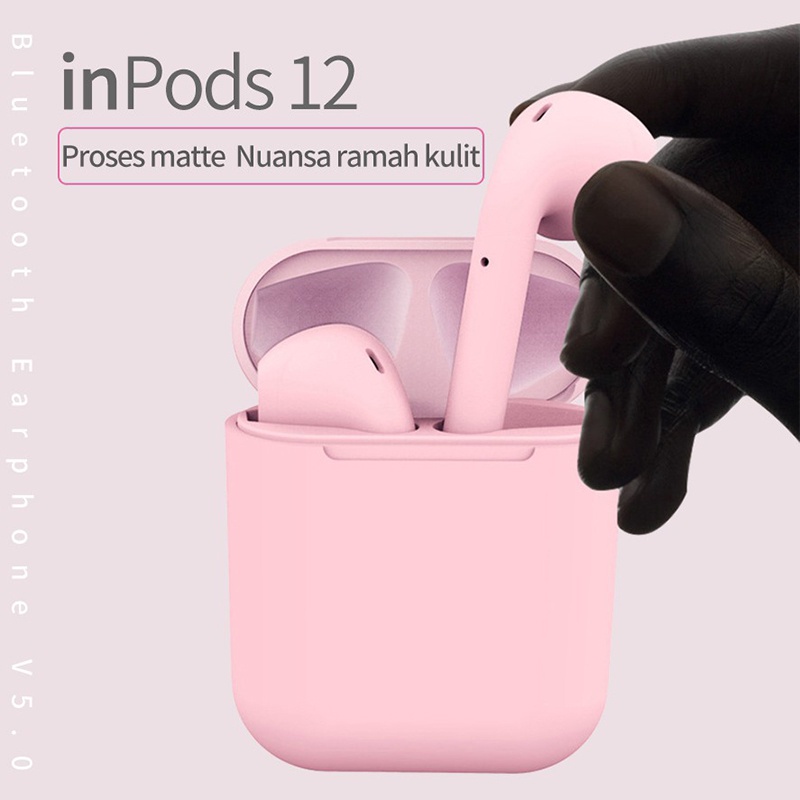 Tai Nghe Bluetooth 5.0 Nhét Tai Kèm Hộp Đựng Inpods12 I12