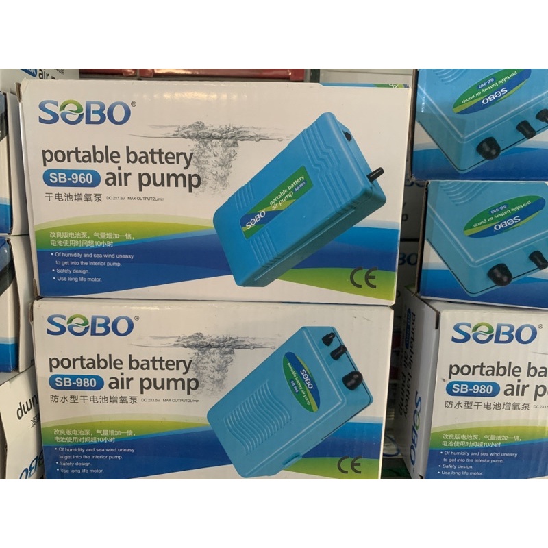 Máy sủi oxy pin dự phòng cúp điện SB 980 , SB 960