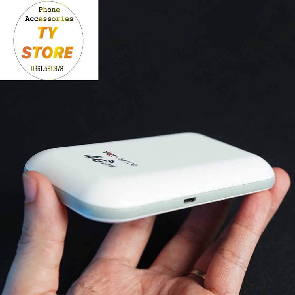 Bộ phát wifi di dộng từ sim 4G LTE M100 Bộ phát wifi 4G có màn hình LCD Pin 2400 Mah - Hỗ trợ vừa sử dụng vừa sạc | BigBuy360 - bigbuy360.vn