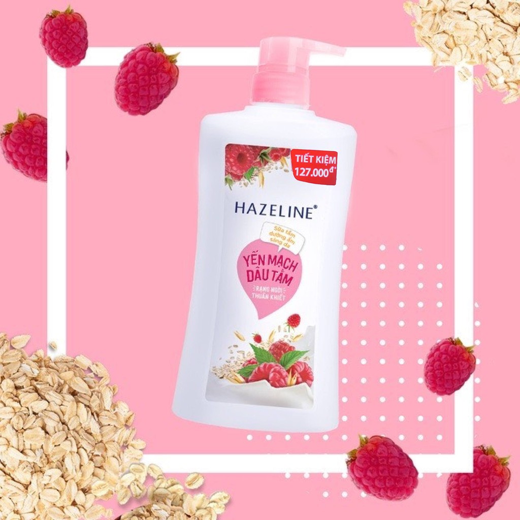 Sữa tắm Hazeline yến mạch dâu tằm/matcha lựu đỏ 1.2kg sữa tắm dưỡng ẩm sáng da rạng ngời thuần khiết | BigBuy360 - bigbuy360.vn