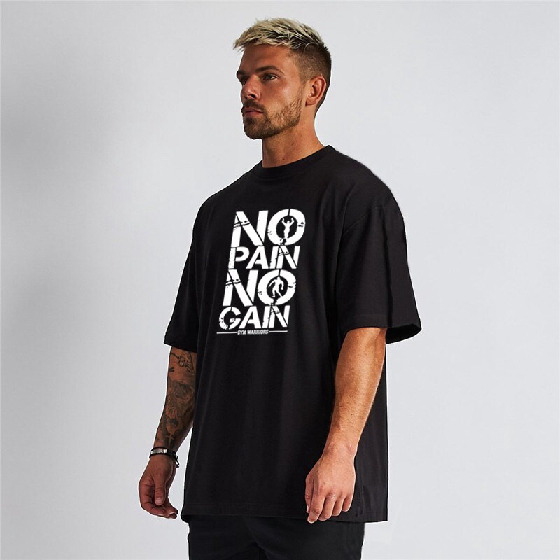 Áo thun cotton ôm dáng cổ tròn ngắn tay in họa tiết thời trang mùa hè 2020 mới cho nam