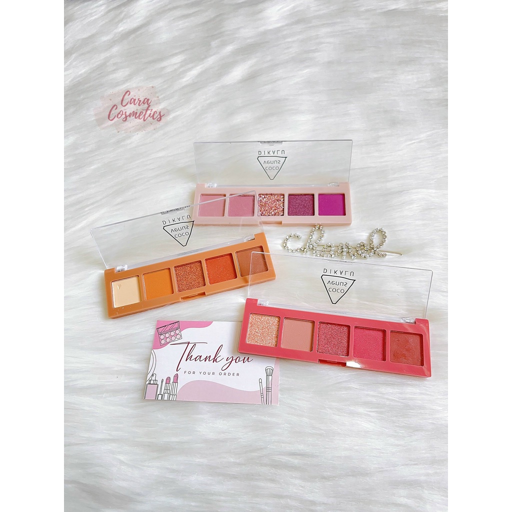 [Ảnh Thật] Bảng phấn mắt 5 ô DIKALU nội địa Trung màu sắc tươi trẻ, lấp lánh ❤️❤️❤️ | BigBuy360 - bigbuy360.vn