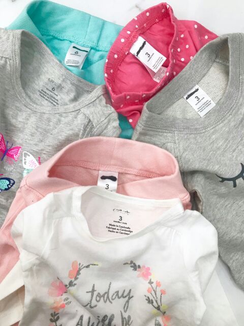 Bộ tay dài bé gái Carter's