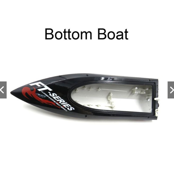 Vỏ Thân dưới tàu cano FT012 chính hãng dài 39cm rộng 13cm