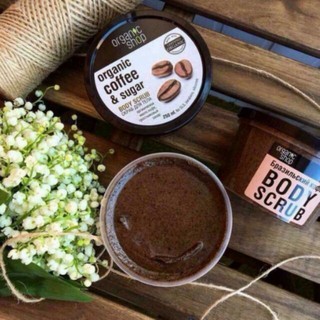 Tẩy da chết organic Cà phê Nga- SAM Cosmetics