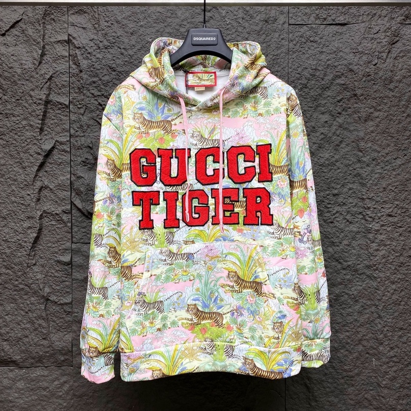 Áo nỉ hoodie Gucci Tiger LA 1-1 on web