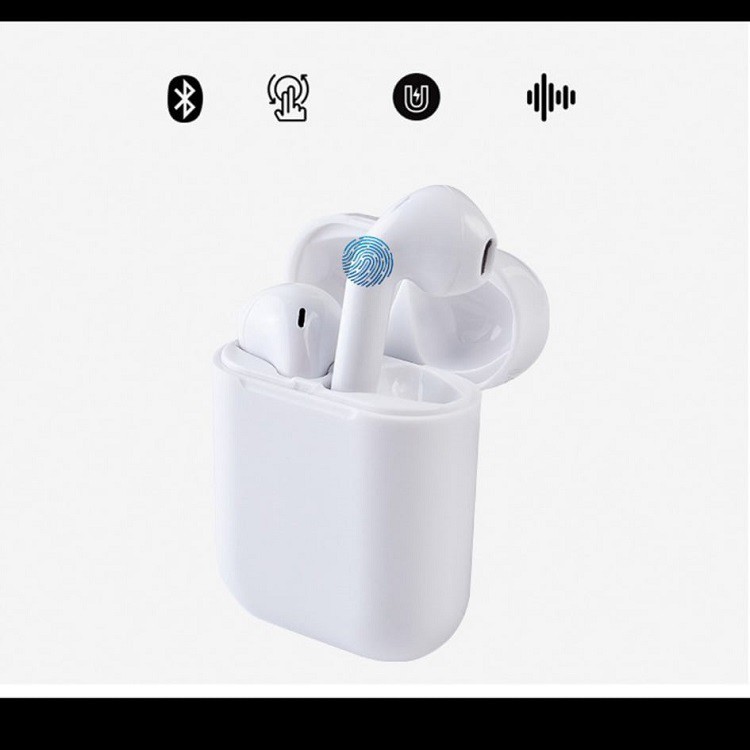 [Mã ELFLASH5 giảm 20K đơn 50K] [GIẢM GIÁ SỐC 3 NGÀY] Tai Nghe Bluetooth i12 5.0 Cảm Ứng Cực Nhạy Tăng Chỉnh Âm Lượng | BigBuy360 - bigbuy360.vn