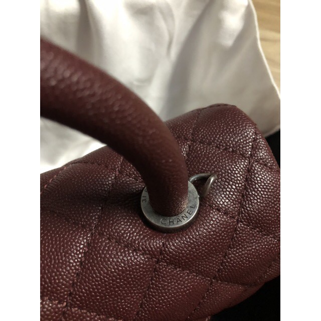 [Túi Công Sở Đẹp_Cao Cấp] Túi CN COCO Size 25 Màu Đen Phối Đỏ Trong Lót Nhung Mã Code Nguyên Seal | BigBuy360 - bigbuy360.vn