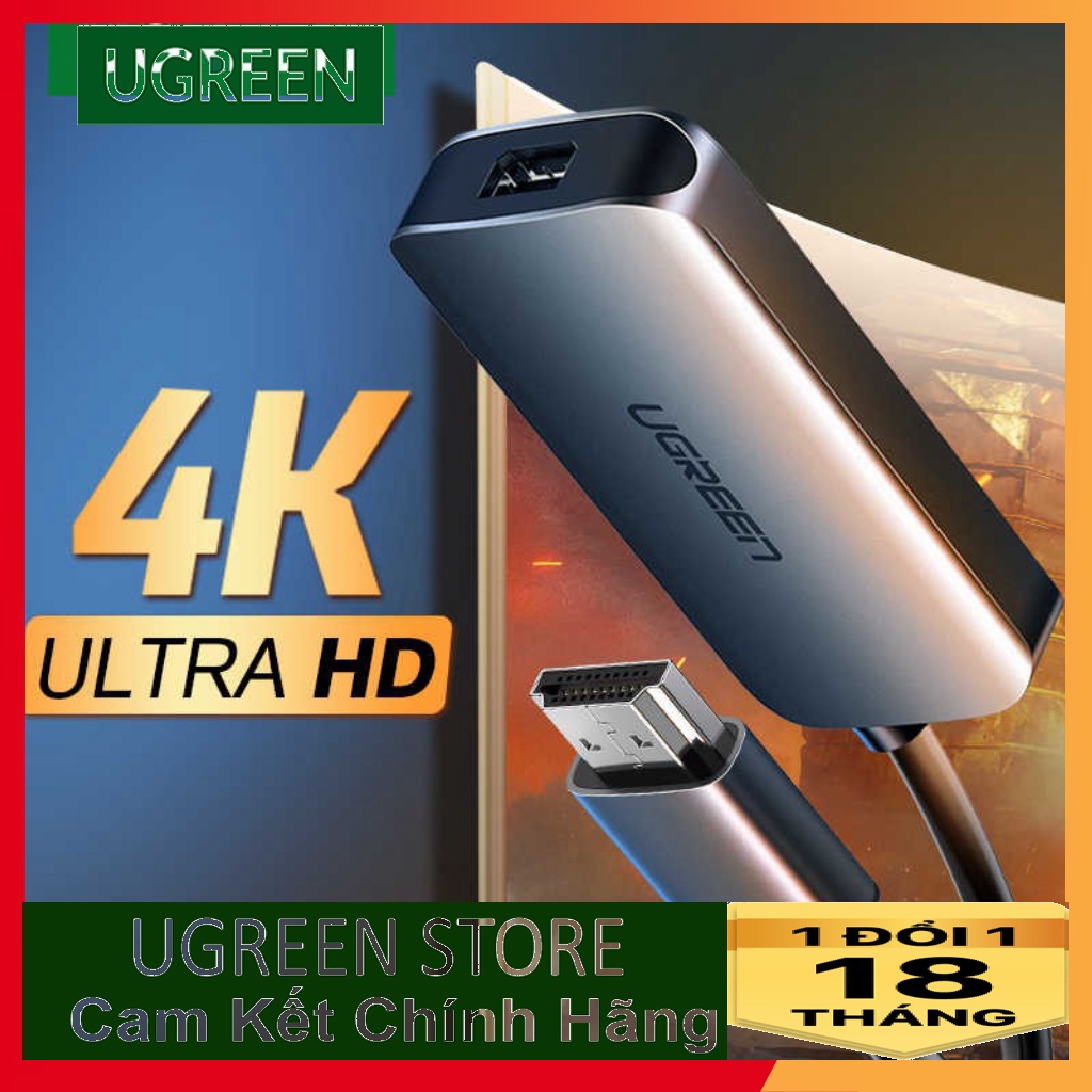 Cáp Chuyển Đổi HDMI to Mini Displayport Hỗ Trợ 4K Cao Cấp Ugreen 60352 Chính Hãng CM239