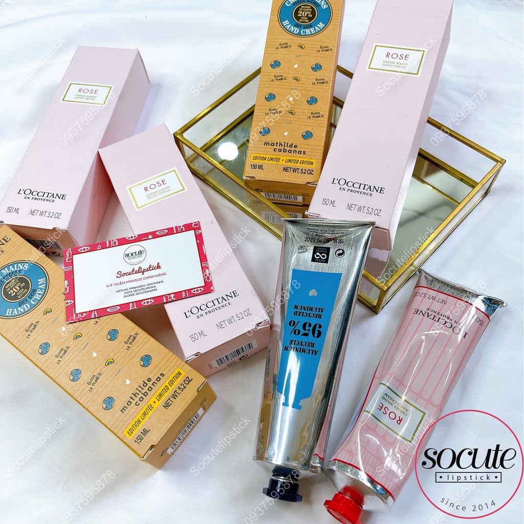 Dưỡng Tay L'Occitane Hand Cream Almond - Shea Butter 150ml - BẢN LIMITED Mathilde Cabanas