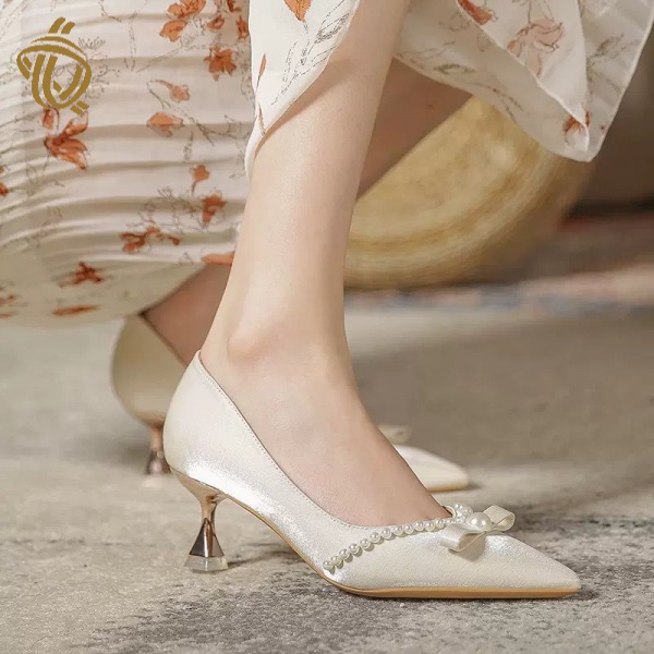 Giày cao gót nữ xinh xắn thanh lịch thời trang kiểu Pháp