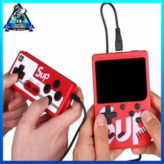 [Fitslim] Double Version Handheld Game Player Built-in 400 Games Color LCD Game