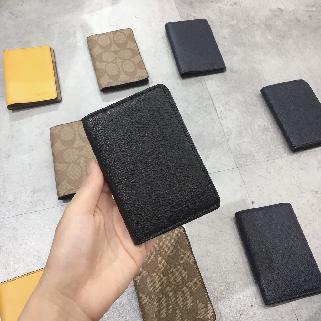 [Chính Hãng] Ví COACH mini dáng đứng - Nhiều mẫu mới