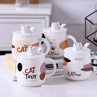 Ly giữ nhiệt cà phê,trà 304 creative 330ml chất lượng kèm muỗng khuay inox