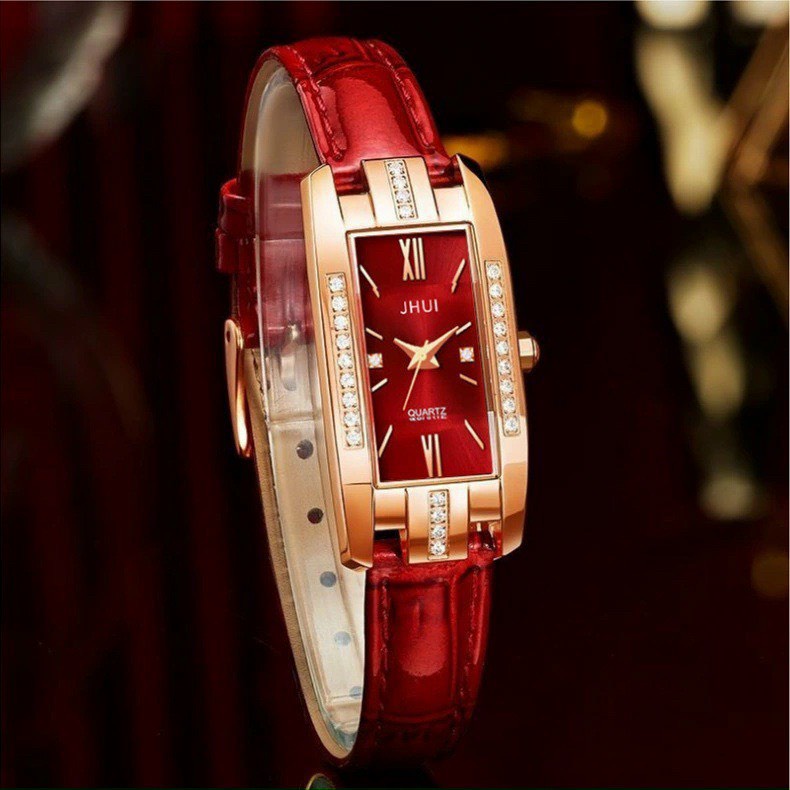 Đồng hồ thời trang nữ jhui s5 mặt chữ nhật cao cấp | BigBuy360 - bigbuy360.vn