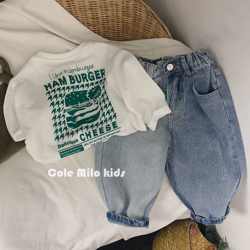 Áo Thun 100% Cotton Dáng Rộng Phong Cách Hàn Quốc Thời Trang Xuân Thu Cho Bé Gái