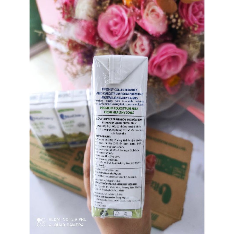 Sữa non tươi VitaDairy hộp 180ml x 24 hộp