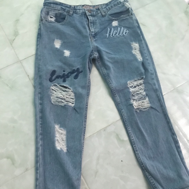 Com bo 5 quần jean chị thương